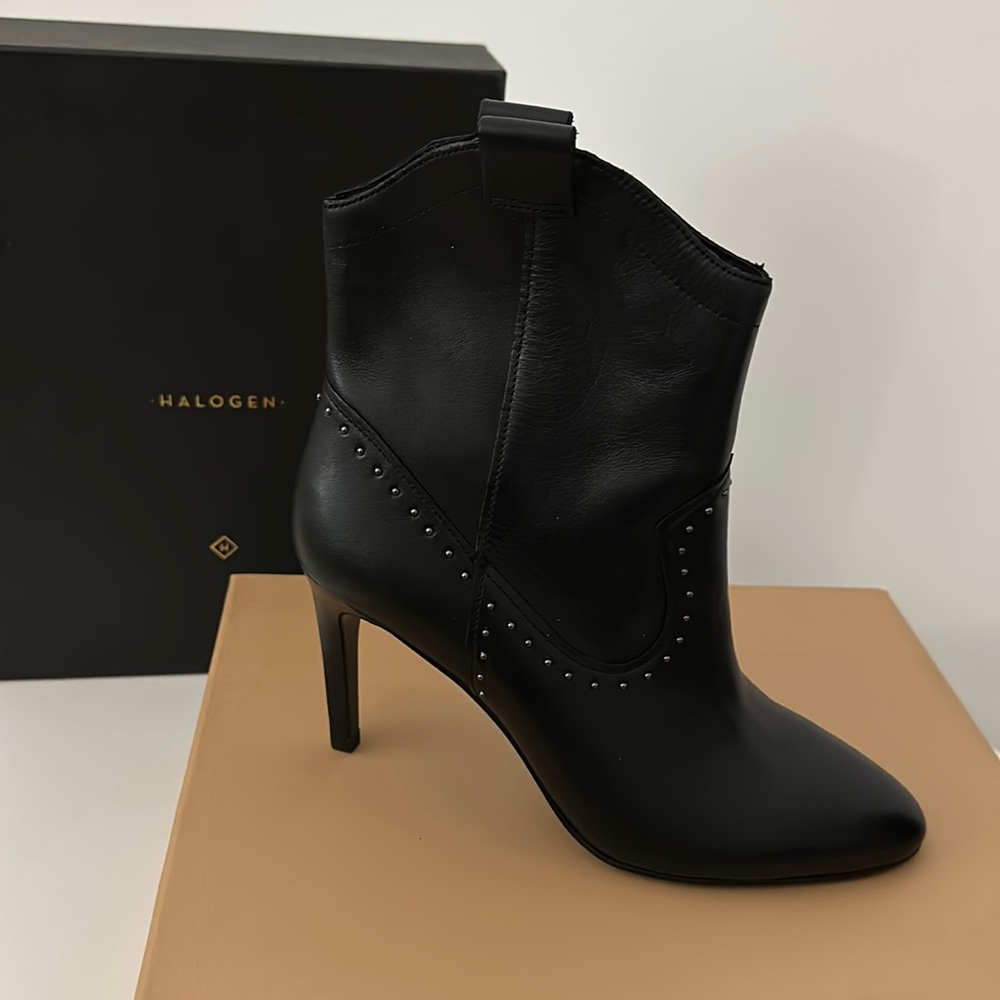 Halogen leather booties - 6.5